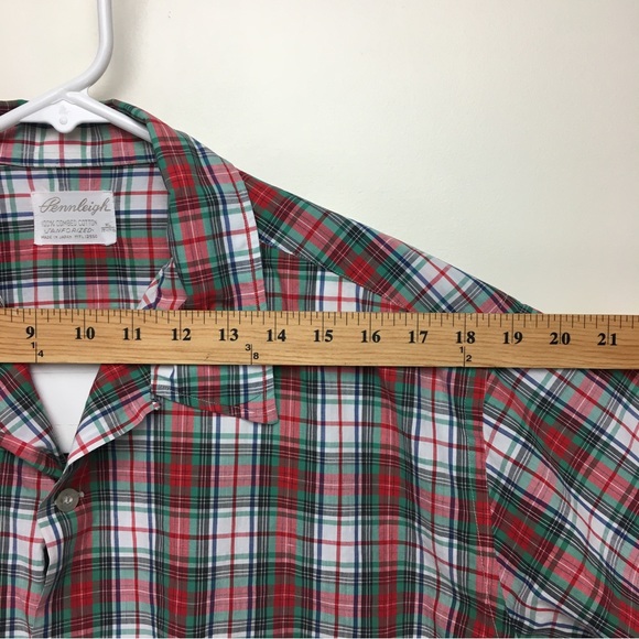 Vintage Pennleigh Made In Japan mens short sleeve button up casual shirt XL - Picture 8 of 10